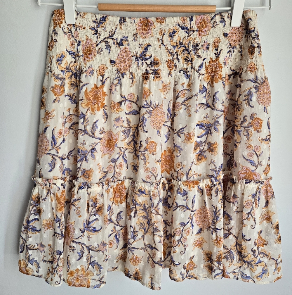 JOIE Floral Mini Skirt